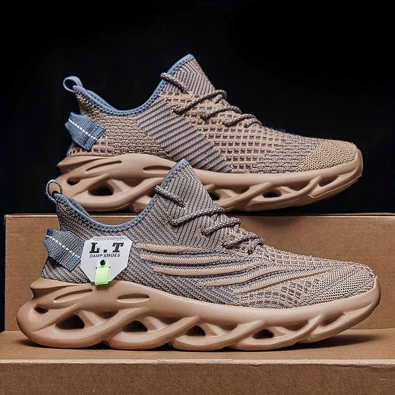 Leichte, atmungsaktive Herren-Laufschnürschuhe für Frühling und Sommer