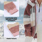 Damen 2024 Winter-Plüsch-Kapuzen-Colorblock-Jacke mit Taschen