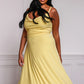 Lulah Drapiertes Maxikleid mit integriertem BH