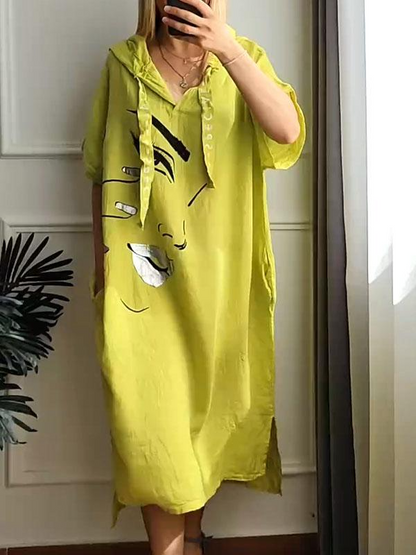 💥Ein Kleid mit Print für Frühling und Sommer