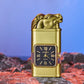 Windfestes Feuerzeug, Vintage-Armbanduhr, Jet-Flammen-Taschenlampe