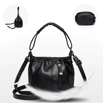 👜💼 Damen Plissee-Handtasche – Weiches Material, Mehrere Tragemöglichkeiten & Stilsicher ✨