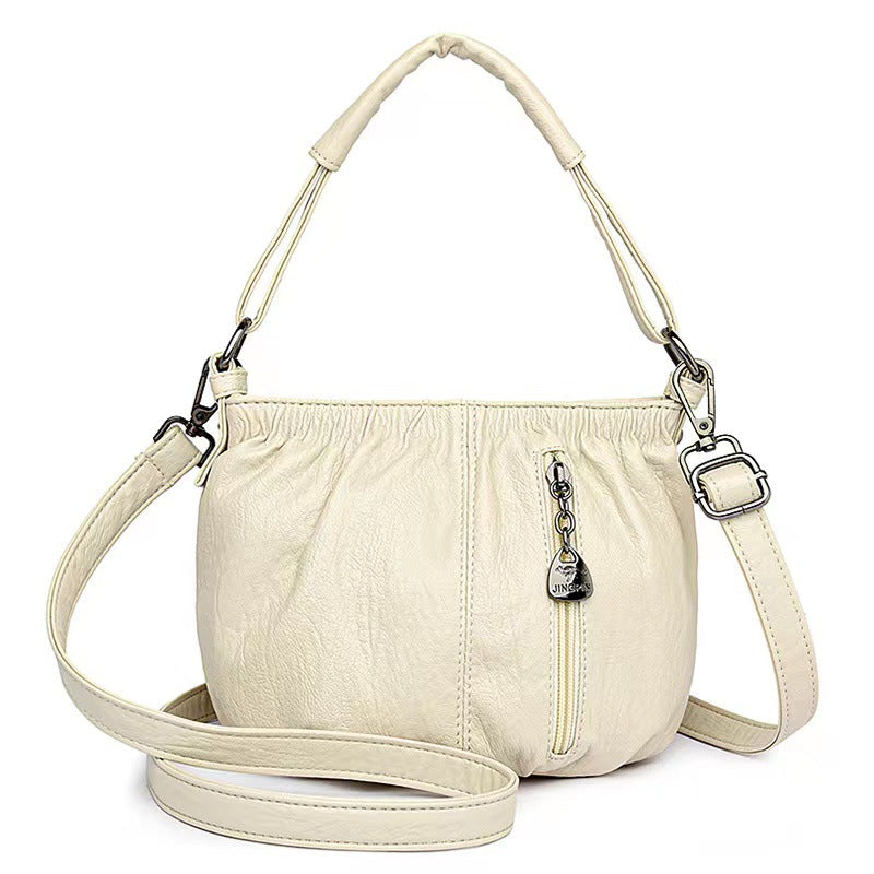 👜💼 Damen Plissee-Handtasche – Weiches Material, Mehrere Tragemöglichkeiten & Stilsicher ✨