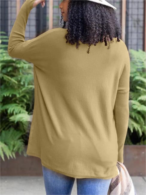 🎁Heißer Verkauf 49% RABATT⏳Langarm-Daumenloch-Pullover-Taschentunika