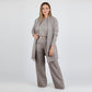 ⏳Zeitlich begrenztes Sonderangebot⏰💃Elegantes 3-teiliges Set bestehend aus langem Cardigan, Oberteil und Hose💞