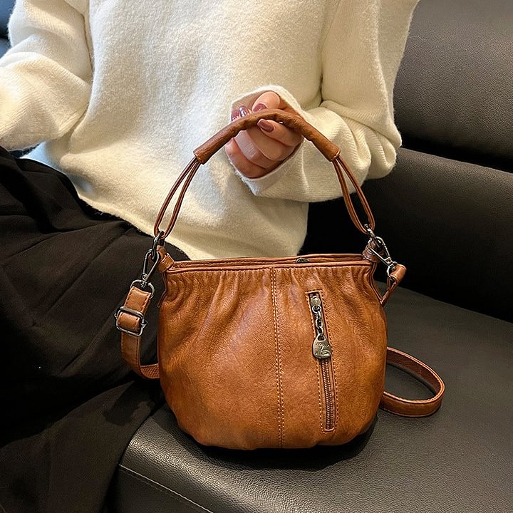 👜💼 Damen Plissee-Handtasche – Weiches Material, Mehrere Tragemöglichkeiten & Stilsicher ✨