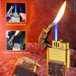 Windfestes Feuerzeug, Vintage-Armbanduhr, Jet-Flammen-Taschenlampe