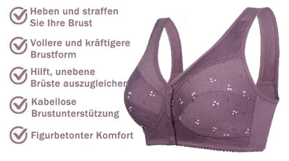 🌹Design für Senior Front Closure Baumwoll-BH🔥Für begrenzte Zeit 40 % Rabatt🔥