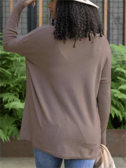 🎁Heißer Verkauf 49% RABATT⏳Langarm-Daumenloch-Pullover-Taschentunika
