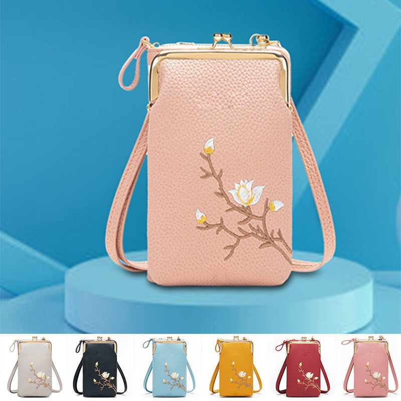 🔥2025 Heißer Verkauf🔥Damen-Sling-Cross-Body-Geldbörse mit Handyhalterung