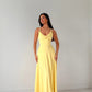 Lulah Drapiertes Maxikleid mit integriertem BH