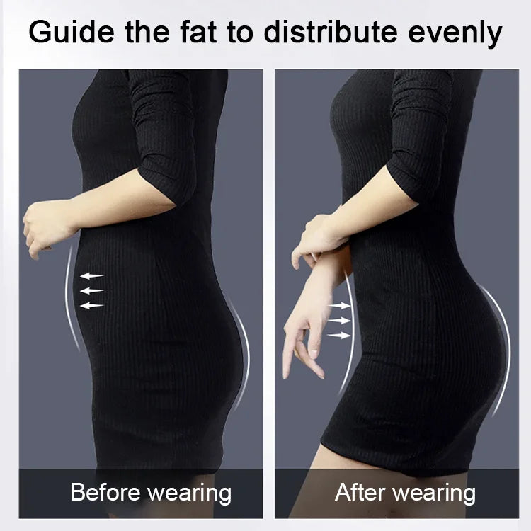 Nahtlose Body Shaper Shorts mit Reißverschluss
