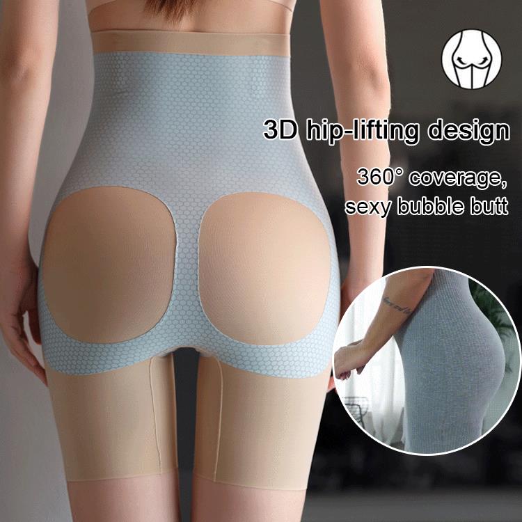 Nahtlose Body Shaper Shorts mit Reißverschluss