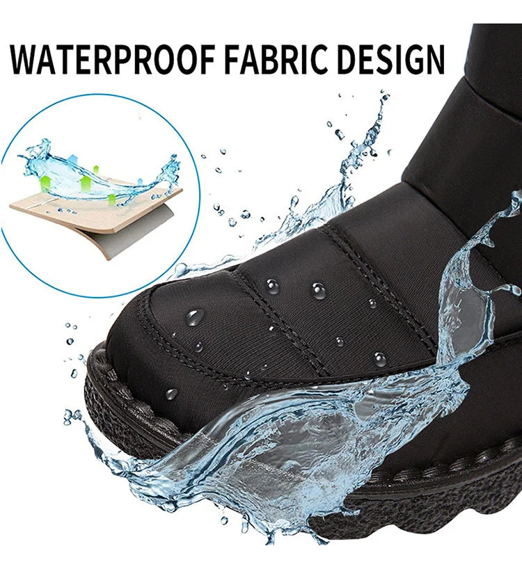 🔥Heißer Verkauf 50 % RABATT🔥Wasserdichte, rutschfeste und warme Damen-Schneestiefel