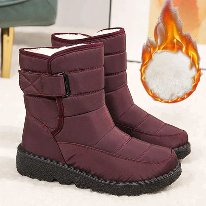 🔥Heißer Verkauf 50 % RABATT🔥Wasserdichte, rutschfeste und warme Damen-Schneestiefel
