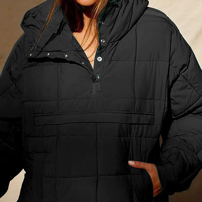 🌟Warmer lockerer Kapuzenmantel für Frauen im Winter