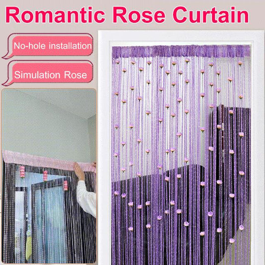 ✨HEIßER VERKAUF✨Eleganter und stilvoller Türvorhang mit Rosen