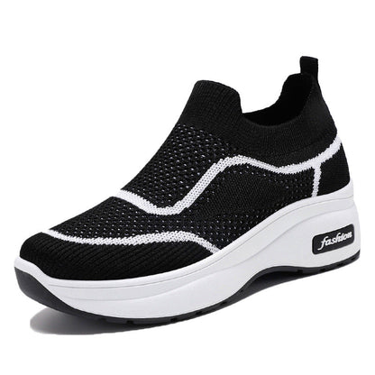 Atmungsaktive Plateau-Mesh-Schuhe für Frauen