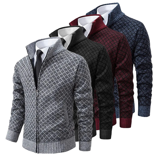 2024 neue modische Herren-Strickjacke