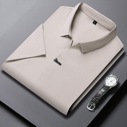 👕💯Men's Casual Revers Atmungsaktiv Knitterfrei T-shirt
