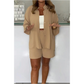 Lässiger Hemd-Shorts-Anzug für Damen