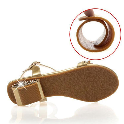 Hochwertige, modische Strass-Sandalen für Damen