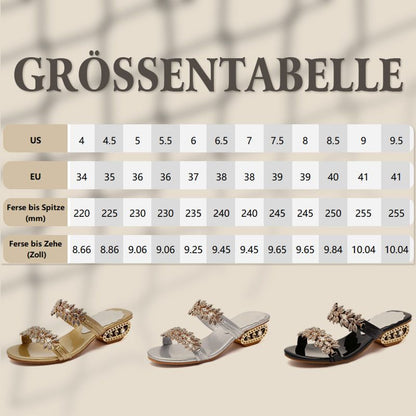 Hochwertige, modische Strass-Sandalen für Damen
