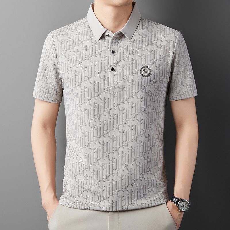 Polos hirt kurz ärmel ige Herren Sommer cool atmungsaktiv Revers T-Shirt