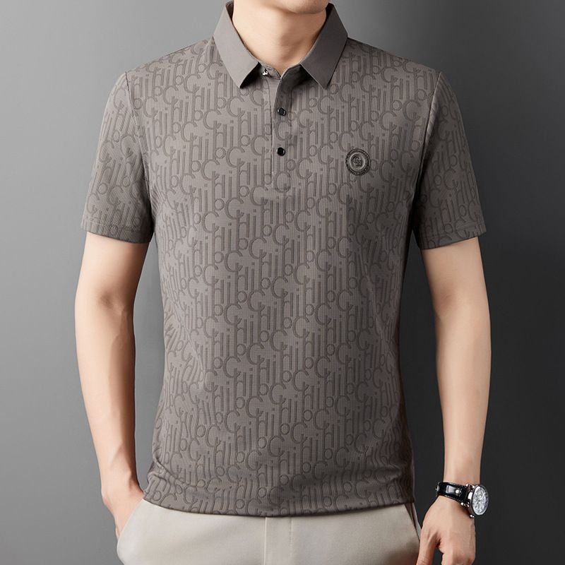 Polos hirt kurz ärmel ige Herren Sommer cool atmungsaktiv Revers T-Shirt