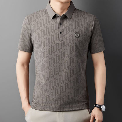 Polos hirt kurz ärmel ige Herren Sommer cool atmungsaktiv Revers T-Shirt