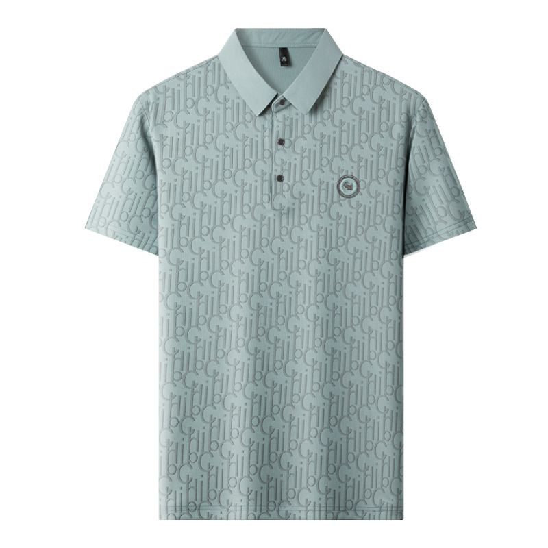 Polos hirt kurz ärmel ige Herren Sommer cool atmungsaktiv Revers T-Shirt
