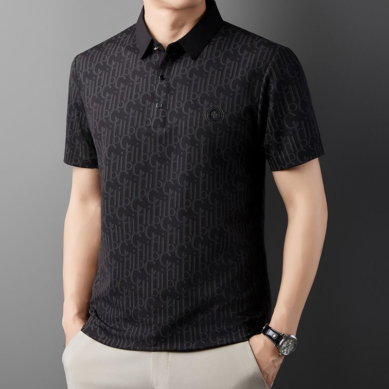 Polos hirt kurz ärmel ige Herren Sommer cool atmungsaktiv Revers T-Shirt