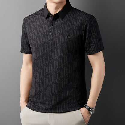Polos hirt kurz ärmel ige Herren Sommer cool atmungsaktiv Revers T-Shirt