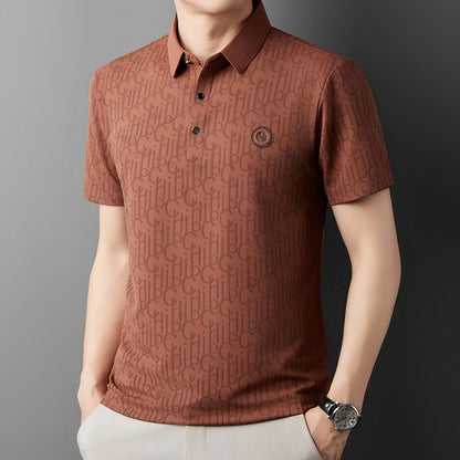 Polos hirt kurz ärmel ige Herren Sommer cool atmungsaktiv Revers T-Shirt