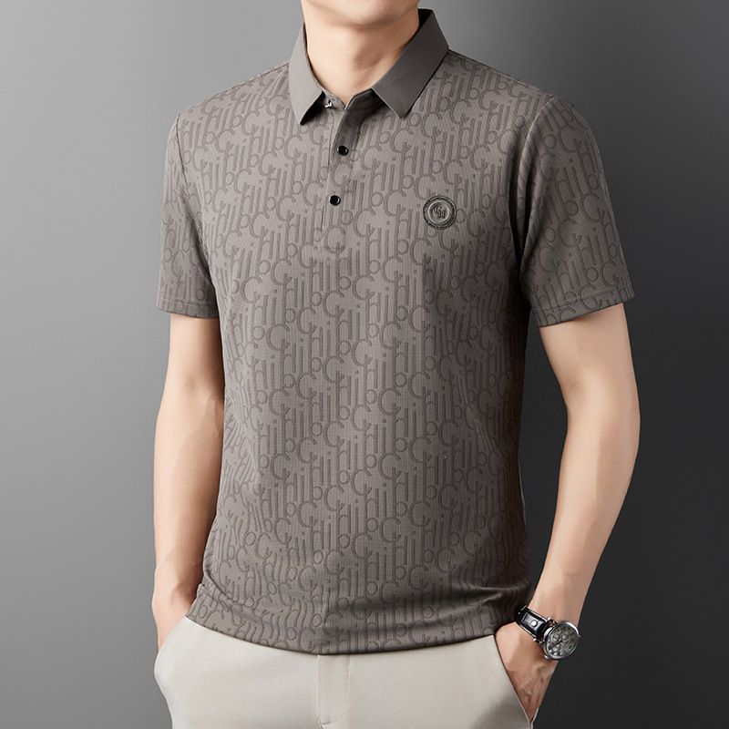 Polos hirt kurz ärmel ige Herren Sommer cool atmungsaktiv Revers T-Shirt