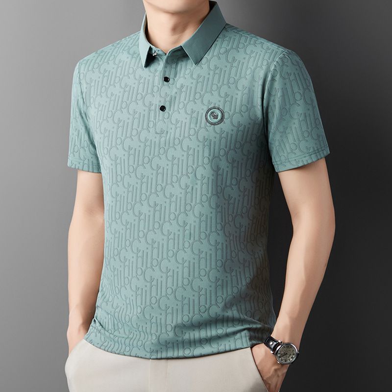 Polos hirt kurz ärmel ige Herren Sommer cool atmungsaktiv Revers T-Shirt