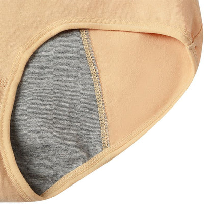 🩲49% Rabatt 💯Superweiches, auslaufsicheres Periodenunterschwäsche mit mittlerer Taille aus Baumwolle für Damen