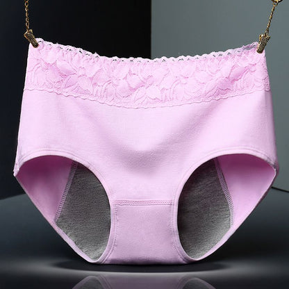 🩲49% Rabatt 💯Superweiches, auslaufsicheres Periodenunterschwäsche mit mittlerer Taille aus Baumwolle für Damen