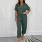📦Kurzärmeliger Utility-Jumpsuit für Frauen