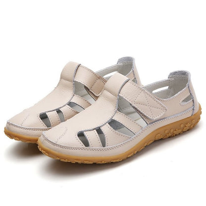 Retro-Sandalen mit rutschfester, weicher Sohle für Damen