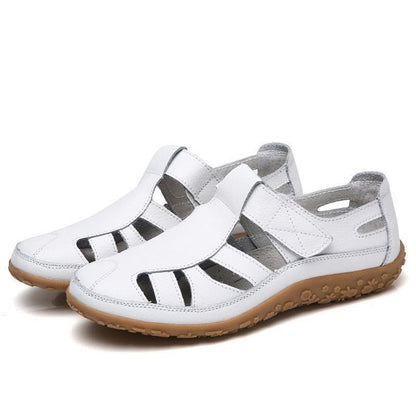 Retro-Sandalen mit rutschfester, weicher Sohle für Damen