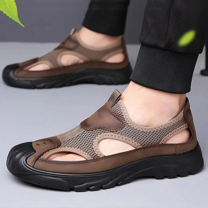 Leichte, rutschfeste Outdoor-Wanderschuhe für Männer mit geschlossener Spitze
