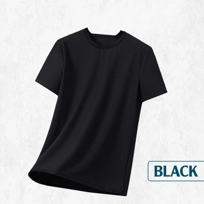 Atmungsaktives T-Shirt aus Ice Silk Waffle Weave
