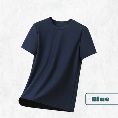 Atmungsaktives T-Shirt aus Ice Silk Waffle Weave