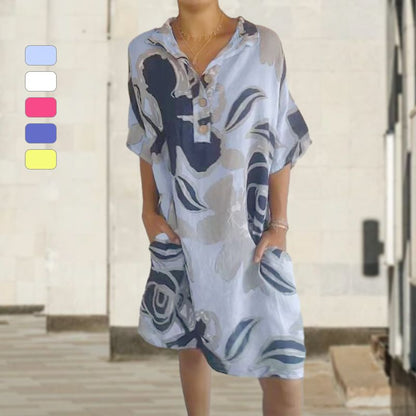 Lässiges, elegantes Printkleid für Damen