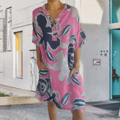Lässiges, elegantes Printkleid für Damen
