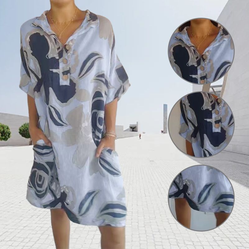 Lässiges, elegantes Printkleid für Damen
