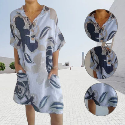 Lässiges, elegantes Printkleid für Damen