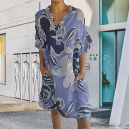 Lässiges, elegantes Printkleid für Damen