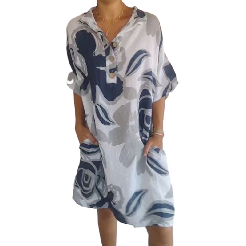 Lässiges, elegantes Printkleid für Damen